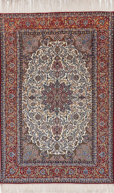 Persian Isfahan Silk & Wool Rug 244_161 cm