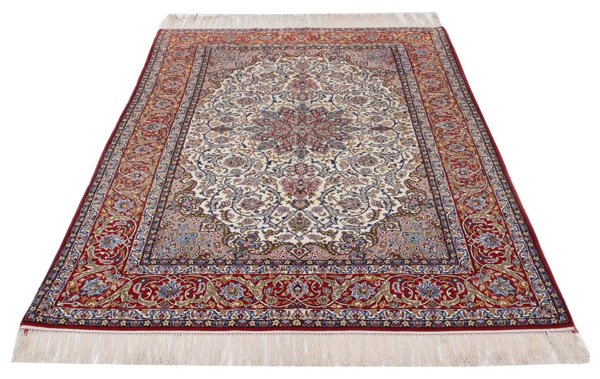 Persian Isfahan Silk & Wool Rug 244_161 cm