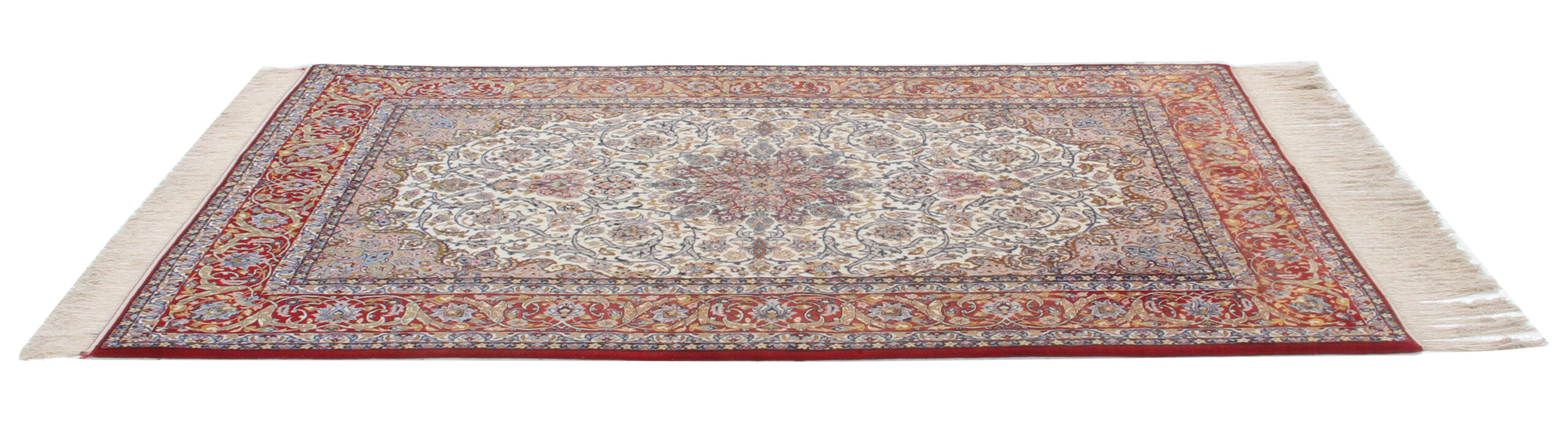 Persian Isfahan Silk & Wool Rug 244_161 cm