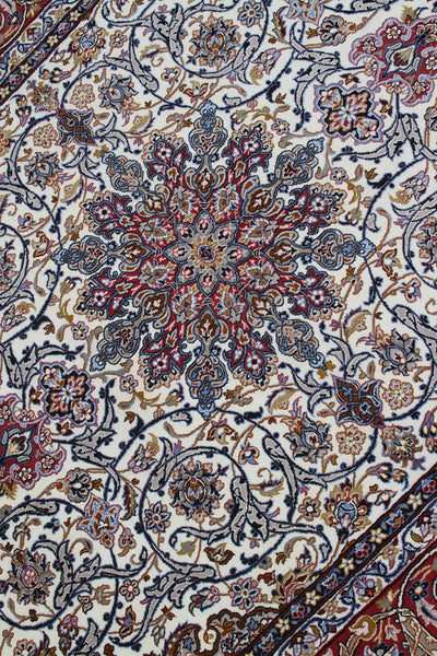 Persian Isfahan Silk & Wool Rug 244_161 cm