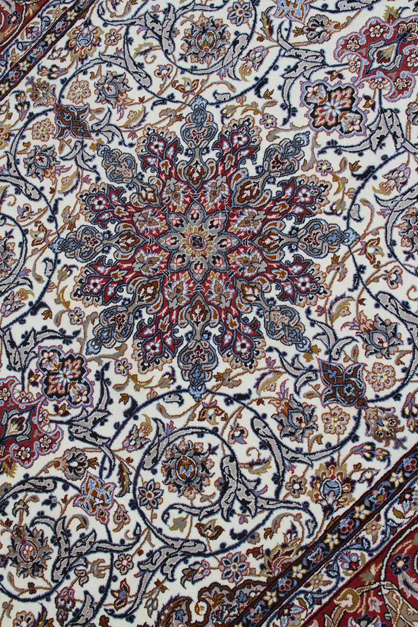 Persian Isfahan Silk & Wool Rug 244_161 cm