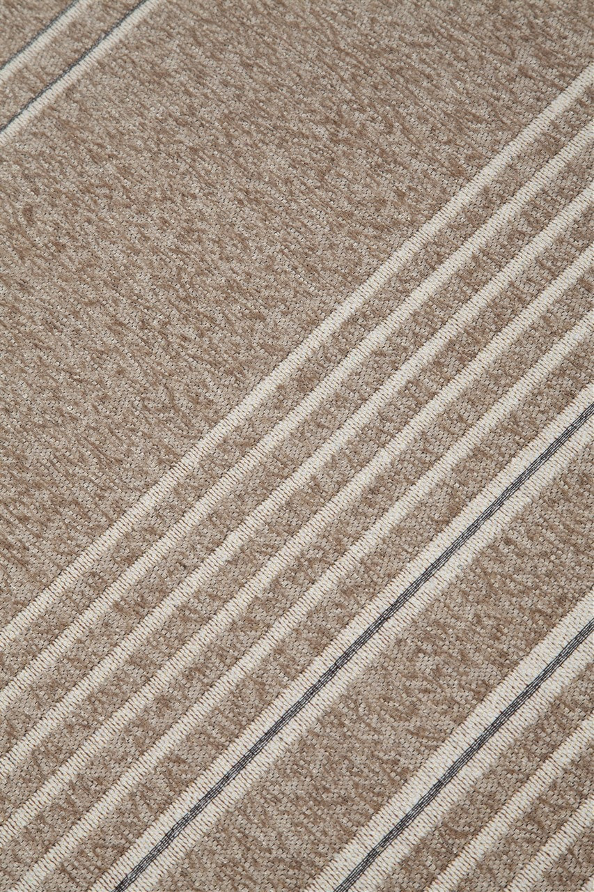 Tappeto Passatoia per la cucina Claude Beige - Antiscivolo - Design Moderno