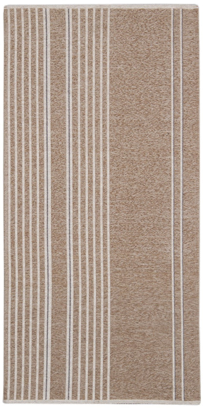 Tappeto Passatoia per la cucina Claude Beige - Antiscivolo - Design Moderno
