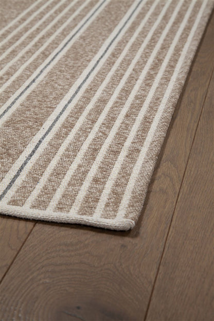 Tappeto Passatoia per la cucina Claude Beige - Antiscivolo - Design Moderno