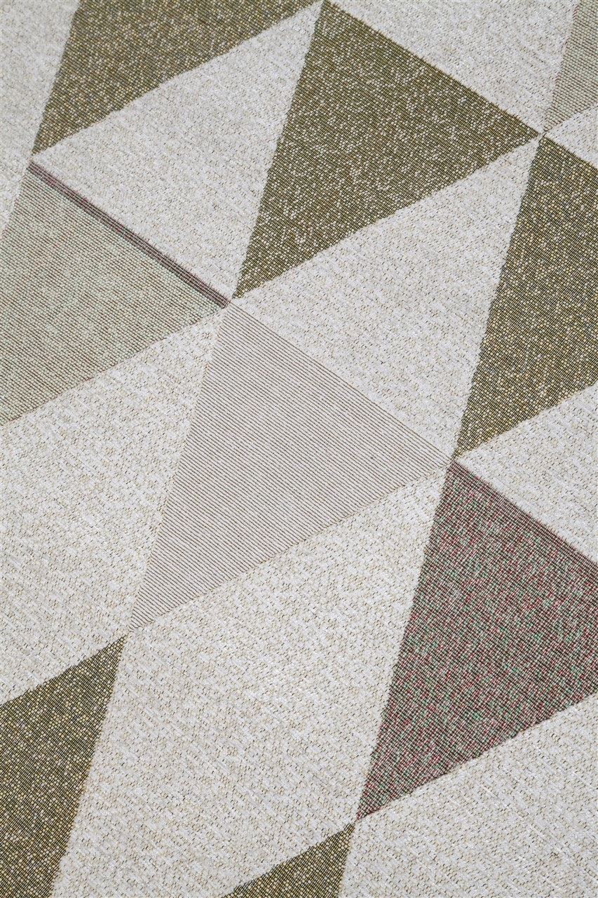Tappeto Passatoia per la Cucina in Cotone Jaques 1 Grigio-Verde | Design Moderno, Antiscivolo e Resistente