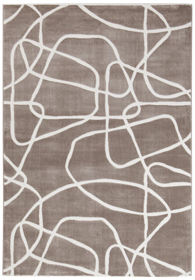 Tappeto Moderno Design Contemporaneo - Mito Taupe - Antiscivolo - CarpetLiving