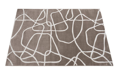 Tappeto Moderno Design Contemporaneo - Mito Taupe - Antiscivolo - CarpetLiving