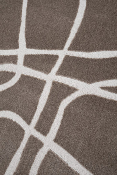 Tappeto Moderno Design Contemporaneo - Mito Taupe - Antiscivolo - CarpetLiving