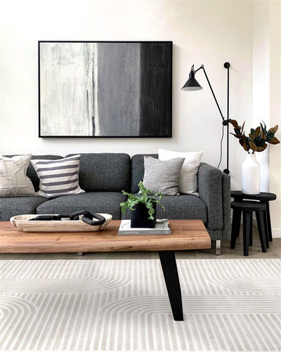 Tappeto Moderno Design Contemporaneo - Mito Beige - Antiscivolo - CarpetLiving