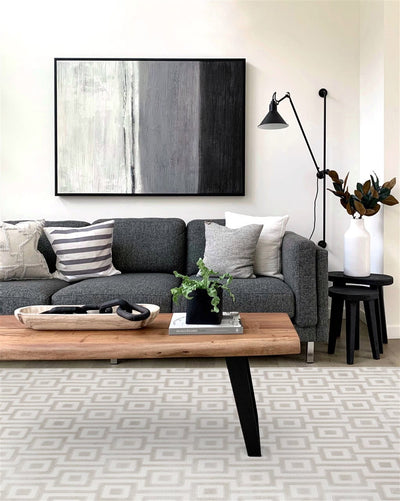Tappeto Moderno Design Contemporaneo - Mito Beige - Antiscivolo - CarpetLiving