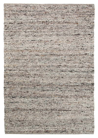 Tappeto Berger in Lana Marrone - Realizzato a mano - Effetto Ciottoli 3D Morbido - CarpetLiving