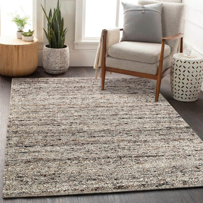 Tappeto Berger in Lana Marrone - Realizzato a mano - Effetto Ciottoli 3D Morbido - CarpetLiving