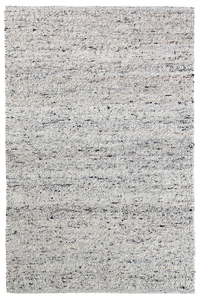 Tappeto Berger in Lana Grigio - Realizzato a mano - Effetto Ciottoli 3D Morbido - CarpetLiving