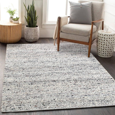 Tappeto Berger in Lana Grigio - Realizzato a mano - Effetto Ciottoli 3D Morbido - CarpetLiving