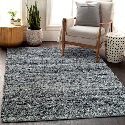 Tappeto Berger in Lana Grigio scuro - Realizzato a mano - Effetto Ciottoli 3D Morbido - CarpetLiving