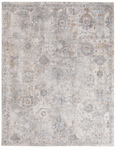 Tappeto Vintage Wellington Cream Silver – Design Classico in Velluto - CarpetLiving