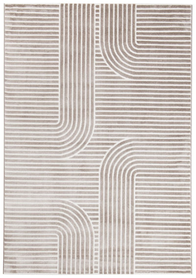 Tappeto Moderno Design Contemporaneo - Mito Taupe - Antiscivolo - CarpetLiving