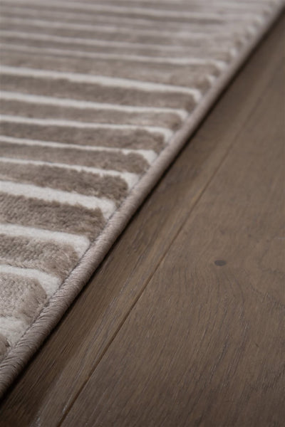 Tappeto Moderno Design Contemporaneo - Mito Taupe - Antiscivolo - CarpetLiving