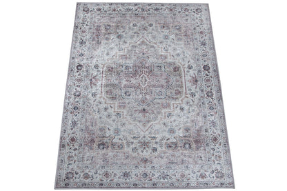 Tappeto Lavabile Stile Orientale Vintage - Design Grigio