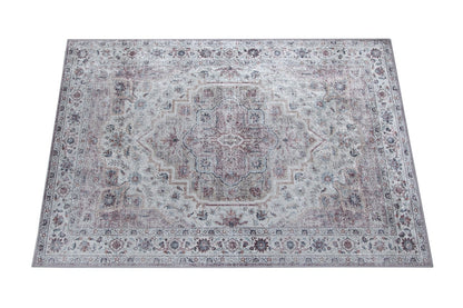 Tappeto Lavabile Stile Orientale Vintage - Design Grigio