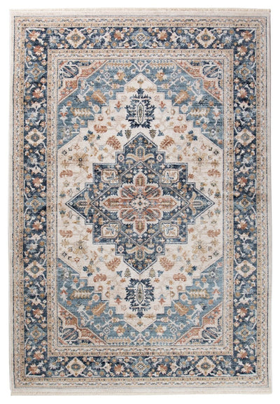 Tappeto Stile Classico Orientale BIRJAN Blu| Ideale per Soggiorno e Sala da Pranzo