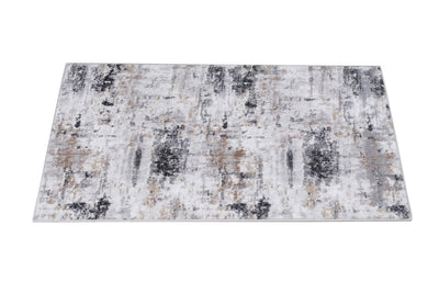 Tappeto Moderno Astratto Bristol- Colori Chiari, Grigio | Ideale per Soggiorno e Camera da Letto