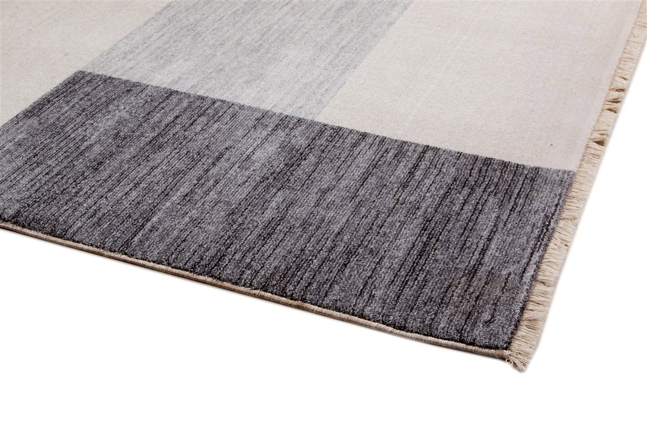 TAORMINA B Modern Rug in Beige and Gray | Contemporary Geometric Style, Ideal for Living Rooms and Dining Rooms