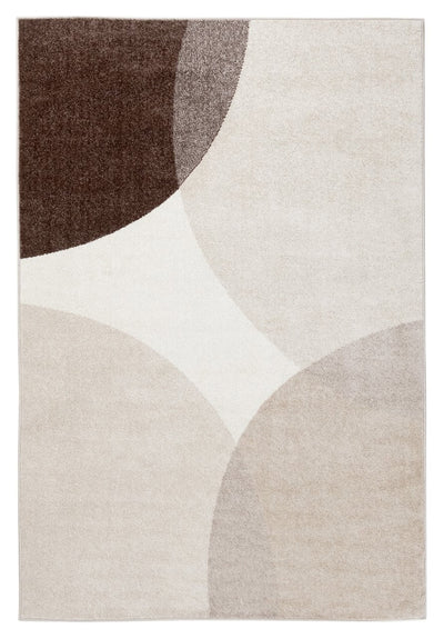 Tappeto Moderno NEMO CIRCLES MULTI NATURAL - CarpetLiving