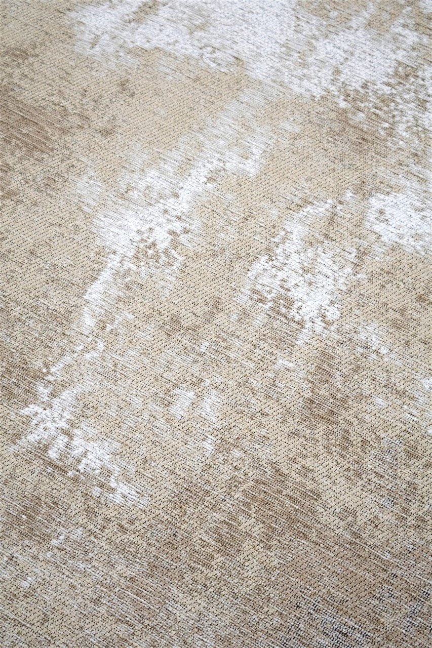 Tappeto Moderno NEW ARGENTELLA 13 Beige Oro | Stile Contemporaneo, Ideale per Soggiorno