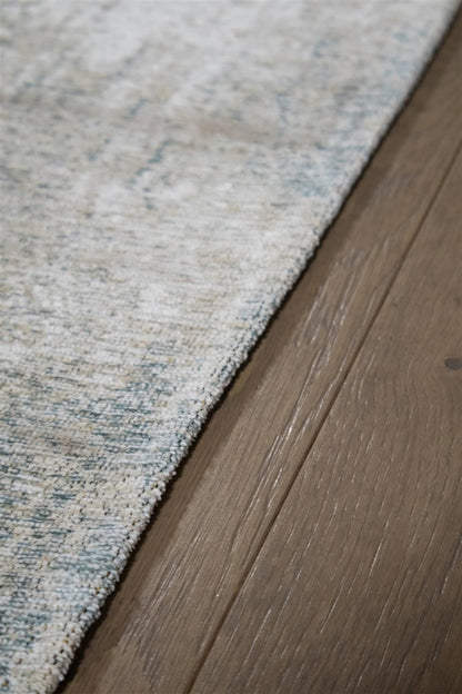 Tappeto Moderno Astratto ARGENTELLA Blu Bianco - Stile Contemporaneo