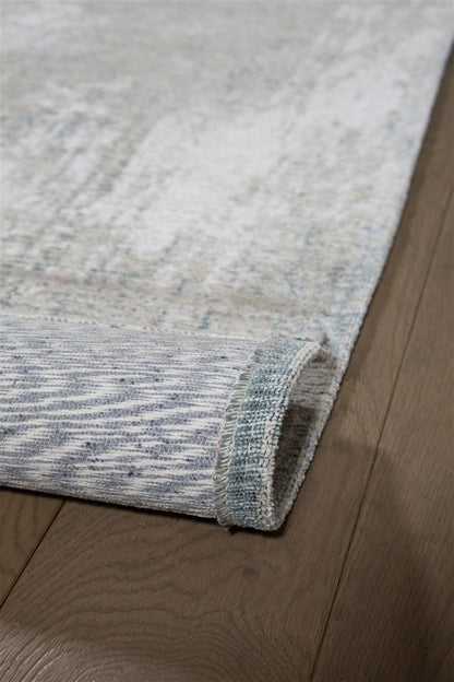 Tappeto Moderno Astratto ARGENTELLA Blu Bianco - Stile Contemporaneo