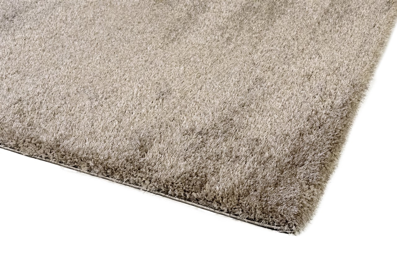 Tappeto Shaggy Robert Beige - Tinta Unita, Morbido e Resistente