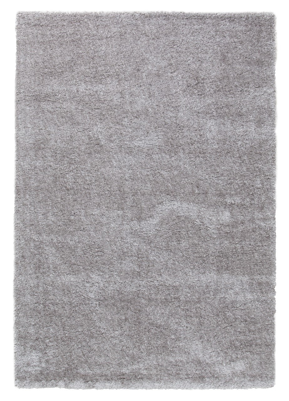 Tappeto Shaggy Robert Grigio - Tinta Unita, Morbido e Resistente