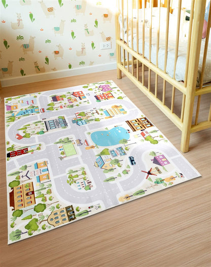 Tappeto da Gioco per Bambini, Morbido, Lavabile in Lavatrice e Certificato Sicuro - 170x120cm