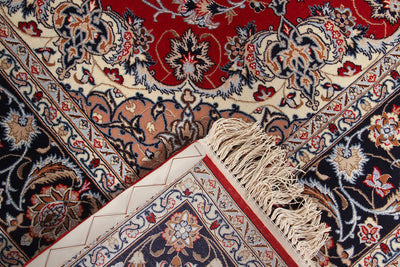 Persian Isfahan Silk & Wool Rug 235_158 cm