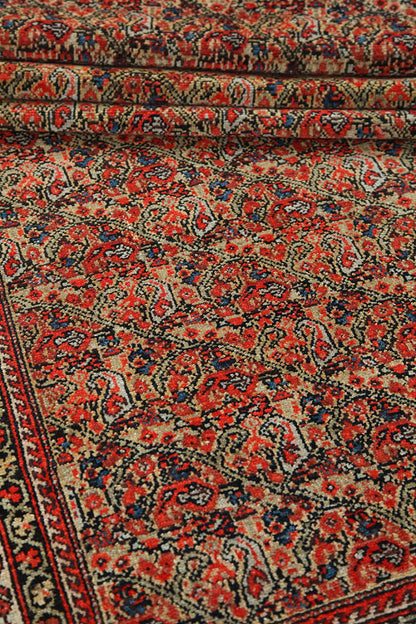 Authentic Antique Persian Malayer Rug | Hand-Knotted 193x127cm