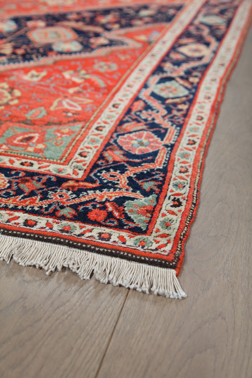 Authentic Antique Persian Farahan Rug | Hand-Knotted 210x130cm