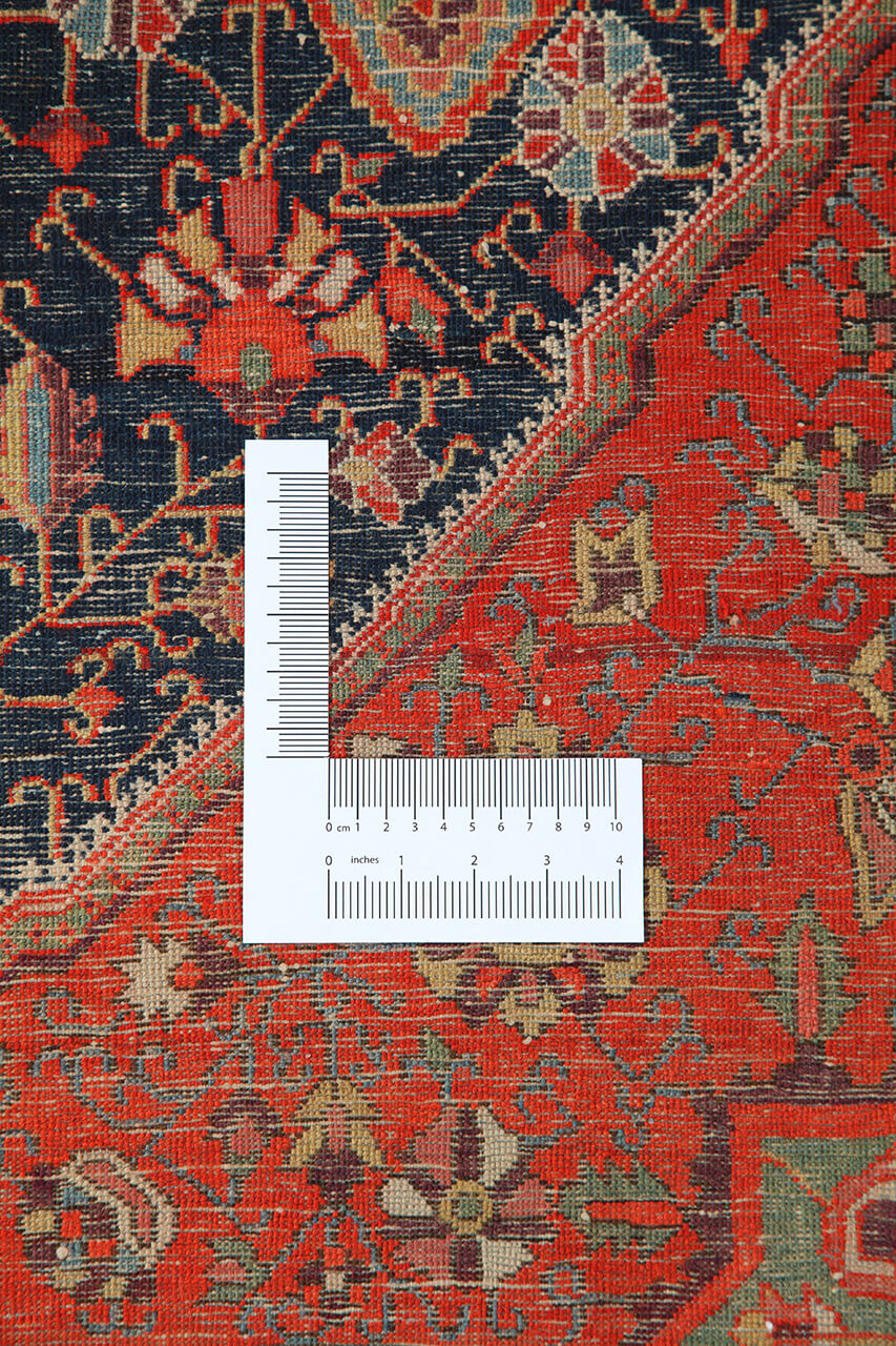 Authentic Antique Persian Farahan Rug | Hand-Knotted 210x130cm