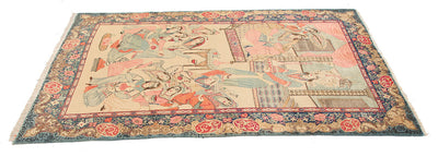 Authentic Antique Persian Farahan Rug | Hand-Knotted 210x135cm