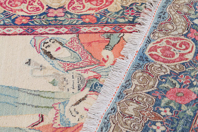 Authentic Antique Persian Farahan Rug | Hand-Knotted 210x135cm