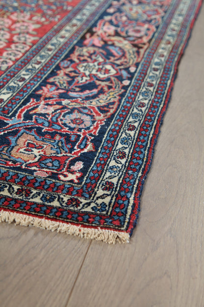 Authentic Antique Persian Isfahan Rug | Hand-Knotted 210x135cm