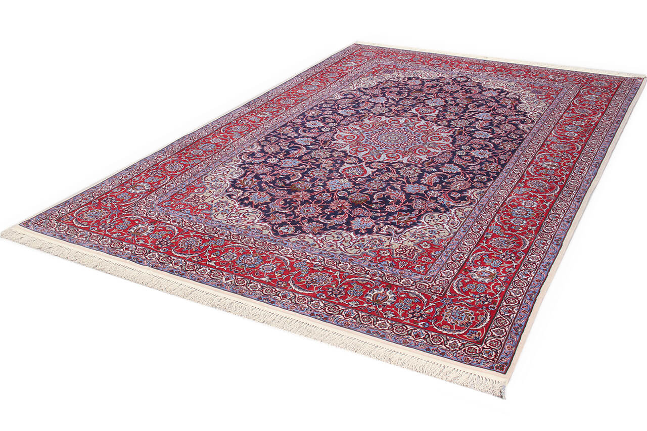 Persian Isfahan Silk & Wool Rug 304_202 cm