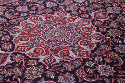 Persian Isfahan Silk & Wool Rug 304_202 cm