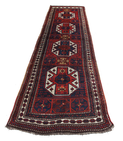 Authentic Antique Anatolian Rug | Hand-Knotted 440x115cm