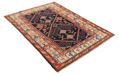 Authentic Antique Persian Malayer Rug | Hand-Knotted 186x132cm