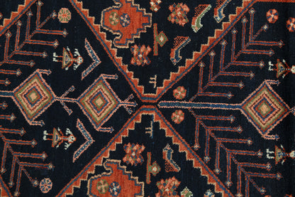 Authentic Antique Persian Malayer Rug | Hand-Knotted 186x132cm