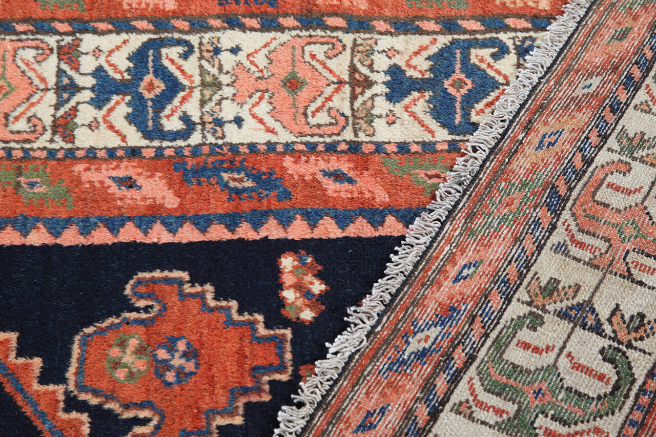 Authentic Antique Persian Malayer Rug | Hand-Knotted 186x132cm