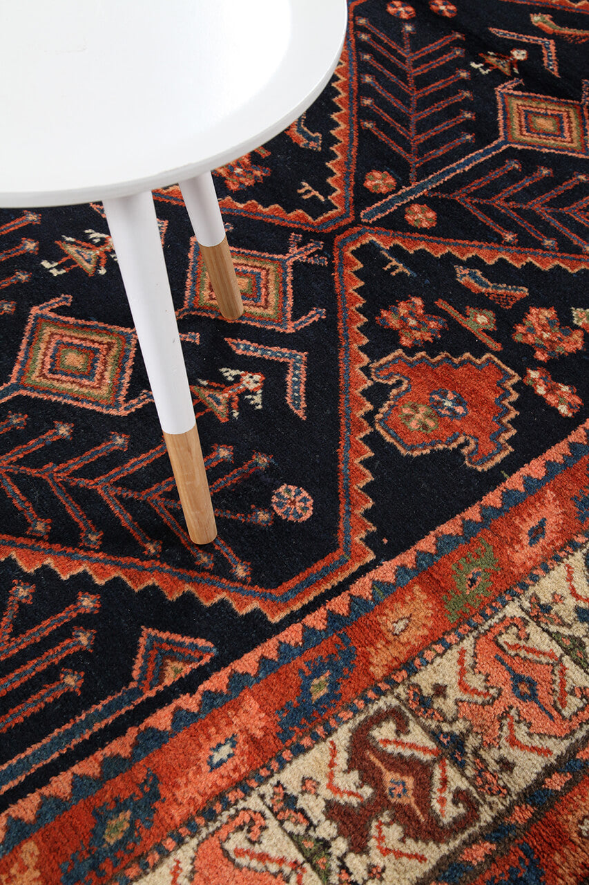 Authentic Antique Persian Malayer Rug | Hand-Knotted 186x132cm