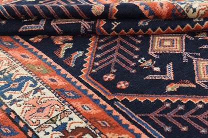 Authentic Antique Persian Malayer Rug | Hand-Knotted 186x132cm