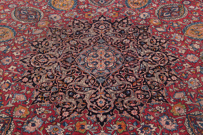 Tappeto Kerman Antico Persiano Autentico | Annodato a Mano 572x345cm